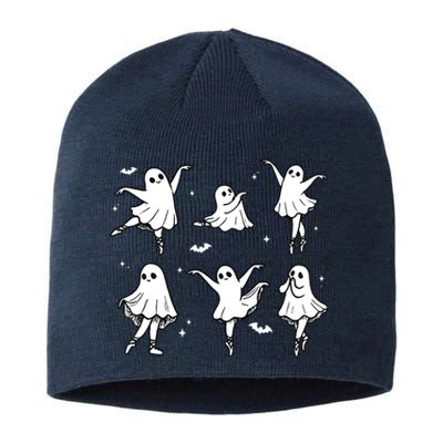 Ballet Ghost Ballet Dancer Spooky Dance Halloween Sustainable Beanie