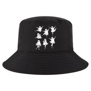 Ballet Ghost Ballet Dancer Spooky Dance Teacher Halloween Cool Comfort Performance Bucket Hat