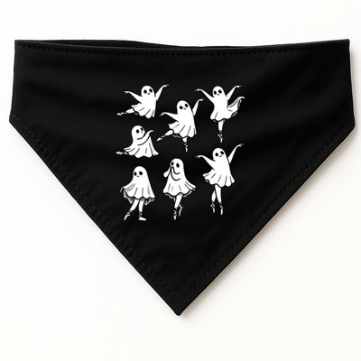 Ballet Ghost Ballet Dancer Spooky Dance Teacher Halloween USA-Made Doggie Bandana