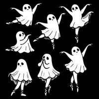 Ballet Ghost Ballet Dancer Spooky Dance Teacher Halloween City Backpack