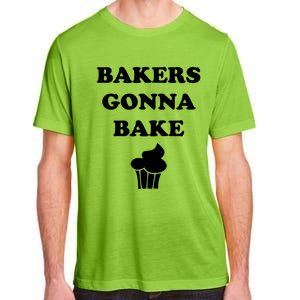 Bakers Gonna Bake Cute Minimalist Gift Adult ChromaSoft Performance T-Shirt