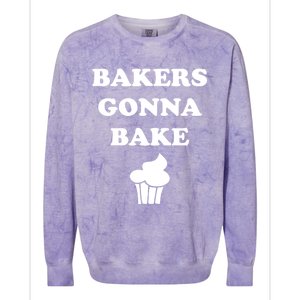 Bakers Gonna Bake Cute Minimalist Gift Colorblast Crewneck Sweatshirt