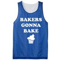 Bakers Gonna Bake Cute Minimalist Gift Mesh Reversible Basketball Jersey Tank