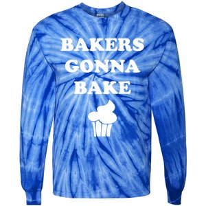 Bakers Gonna Bake Cute Minimalist Gift Tie-Dye Long Sleeve Shirt