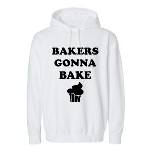 Bakers Gonna Bake Cute Minimalist Gift Garment-Dyed Fleece Hoodie