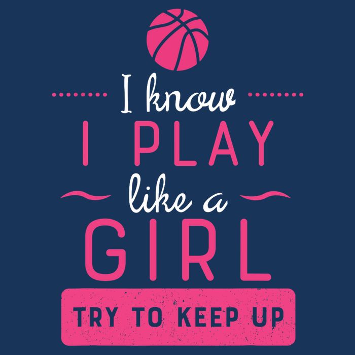 Basketball -Girl Basketball Gift- Play Like a Girl Cooling Performance Crew T-Shirt