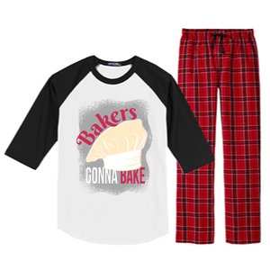 Bakers Gonna Bake Funny Cook Pastry Chef Joke Great Gift Raglan Sleeve Pajama Set