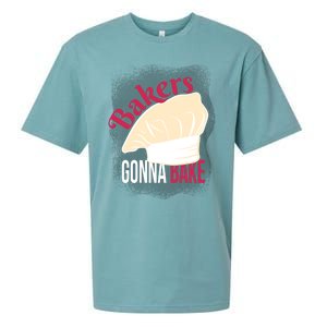 Bakers Gonna Bake Funny Cook Pastry Chef Joke Great Gift Sueded Cloud Jersey T-Shirt