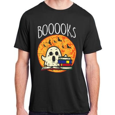 Books Ghost Boooks Halloween Reading Librarian Teacher Book Adult ChromaSoft Performance T-Shirt