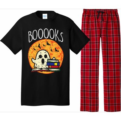 Books Ghost Boooks Halloween Reading Librarian Teacher Book Pajama Set