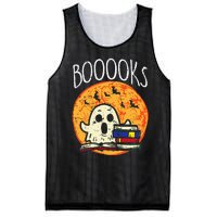 Books Ghost Boooks Halloween Reading Librarian Teacher Book Mesh Reversible Basketball Jersey Tank