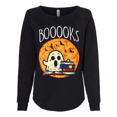 Books Ghost Boooks Halloween Reading Librarian Teacher Book Womens California Wash Sweatshirt