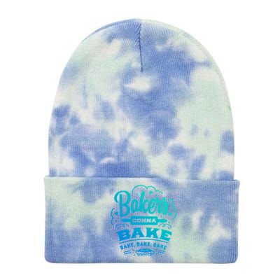 Bakers Gonna Bake Bake Bake Tee Gift Tie Dye 12in Knit Beanie