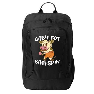 Baby Got Backspin Table Tennis Funny Ping Pong City Backpack