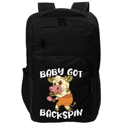 Baby Got Backspin Table Tennis Funny Ping Pong Impact Tech Backpack