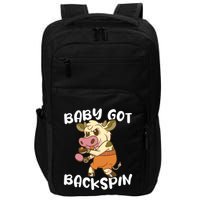 Baby Got Backspin Table Tennis Funny Ping Pong Impact Tech Backpack