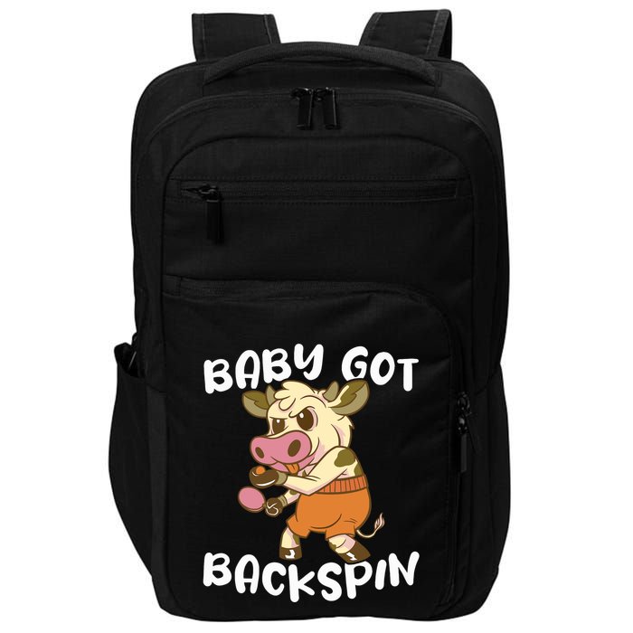Baby Got Backspin Table Tennis Funny Ping Pong Impact Tech Backpack