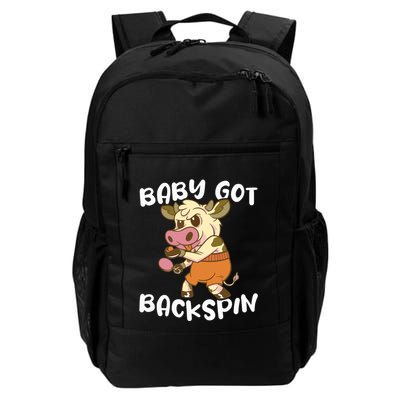 Baby Got Backspin Table Tennis Funny Ping Pong Backpack
