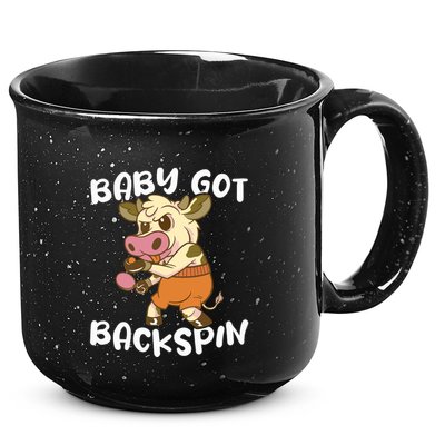 Baby Got Backspin Table Tennis Funny Ping Pong 15oz Campfire Ceramic Mug