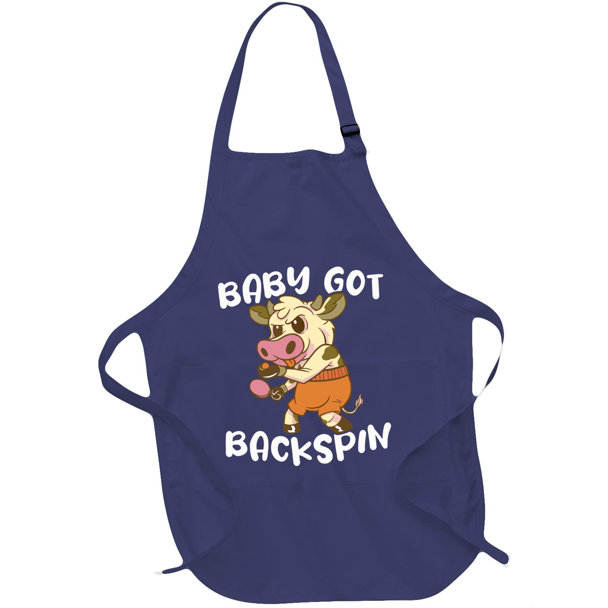 Baby Got Backspin Table Tennis Funny Ping Pong Apron