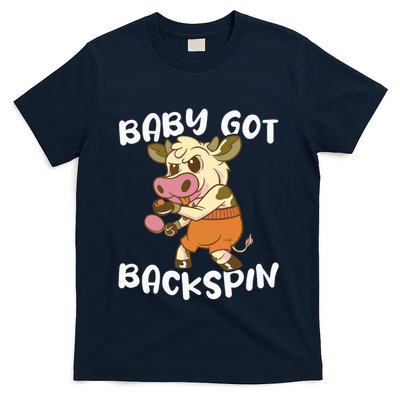Baby Got Backspin Table Tennis Funny Ping Pong T-Shirt