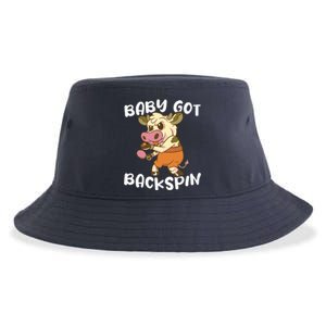 Baby Got Backspin Table Tennis Funny Ping Pong Sustainable Bucket Hat