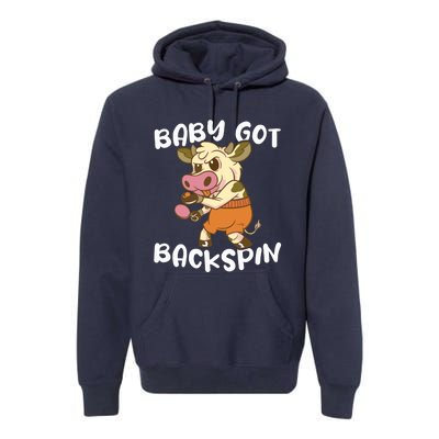 Baby Got Backspin Table Tennis Funny Ping Pong Premium Hoodie