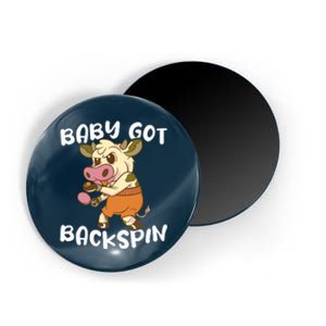 Baby Got Backspin Table Tennis Funny Ping Pong Magnet