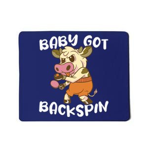 Baby Got Backspin Table Tennis Funny Ping Pong Mousepad