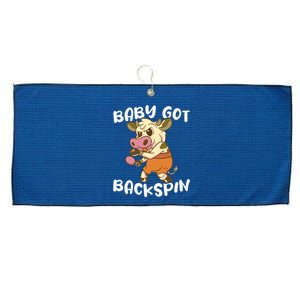 Baby Got Backspin Table Tennis Funny Ping Pong Large Microfiber Waffle Golf Towel