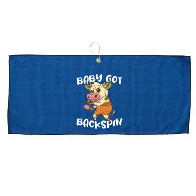 Baby Got Backspin Table Tennis Funny Ping Pong Large Microfiber Waffle Golf Towel