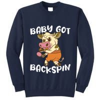 Baby Got Backspin Table Tennis Funny Ping Pong Tall Sweatshirt