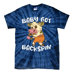 Baby Got Backspin Table Tennis Funny Ping Pong Tie-Dye T-Shirt