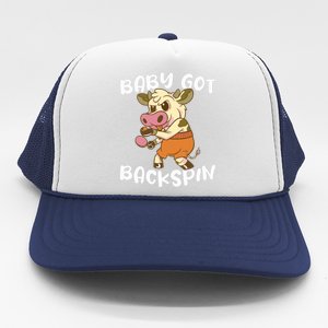 Baby Got Backspin Table Tennis Funny Ping Pong Trucker Hat