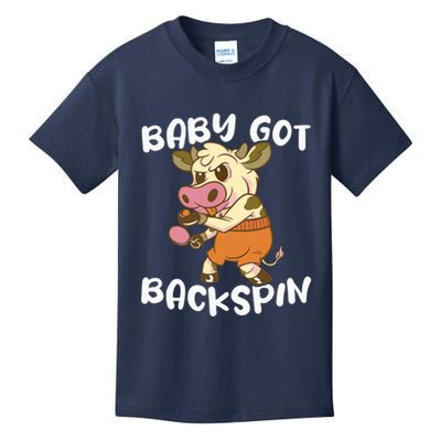 Baby Got Backspin Table Tennis Funny Ping Pong Kids T-Shirt