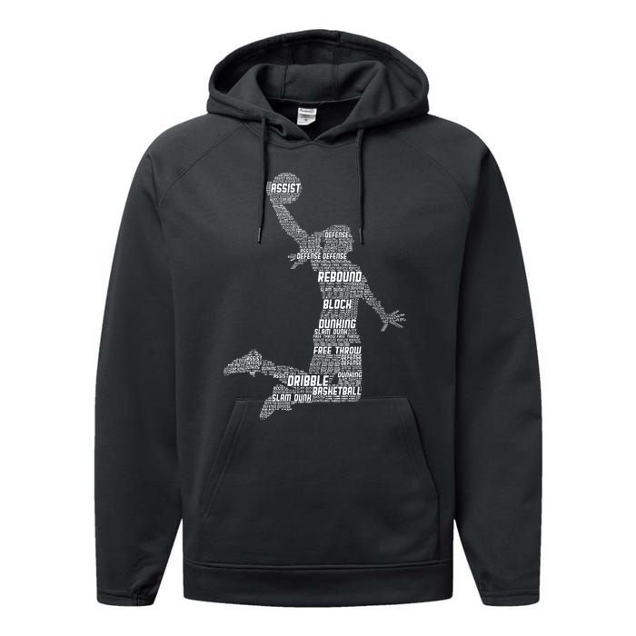 Basketball Girl Performance Fleece Hoodie