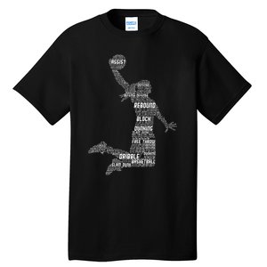 Basketball Girl Tall T-Shirt