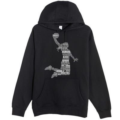 Basketball Girl Premium Pullover Hoodie