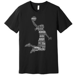 Basketball Girl Premium T-Shirt