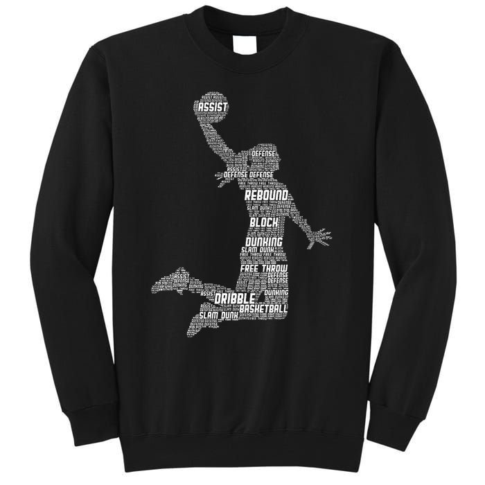 Basketball Girl Tall Sweatshirt