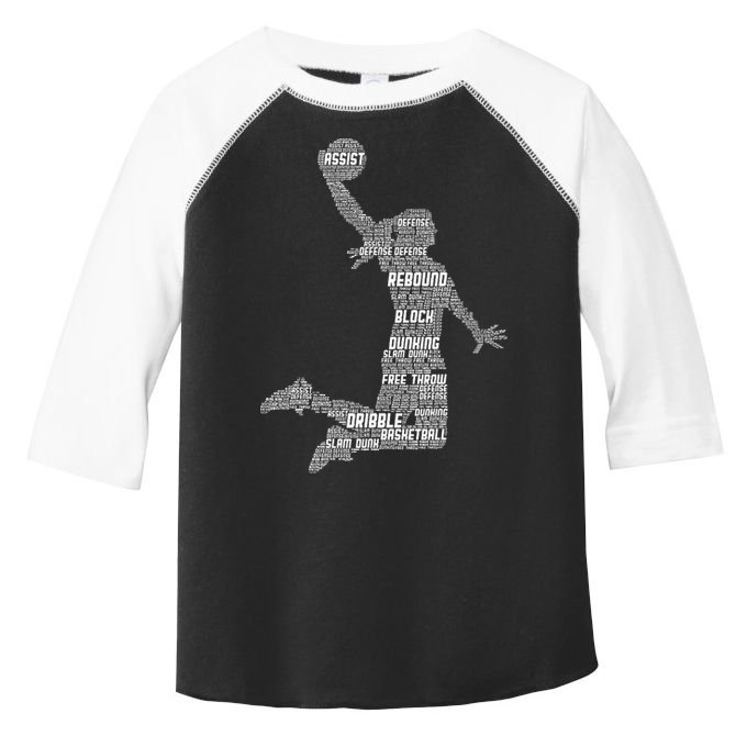 Basketball Girl Toddler Fine Jersey T-Shirt