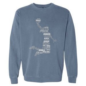 Basketball Girl Garment-Dyed Sweatshirt