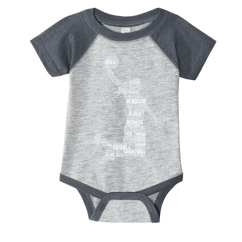 Basketball Girl Infant Baby Jersey Bodysuit