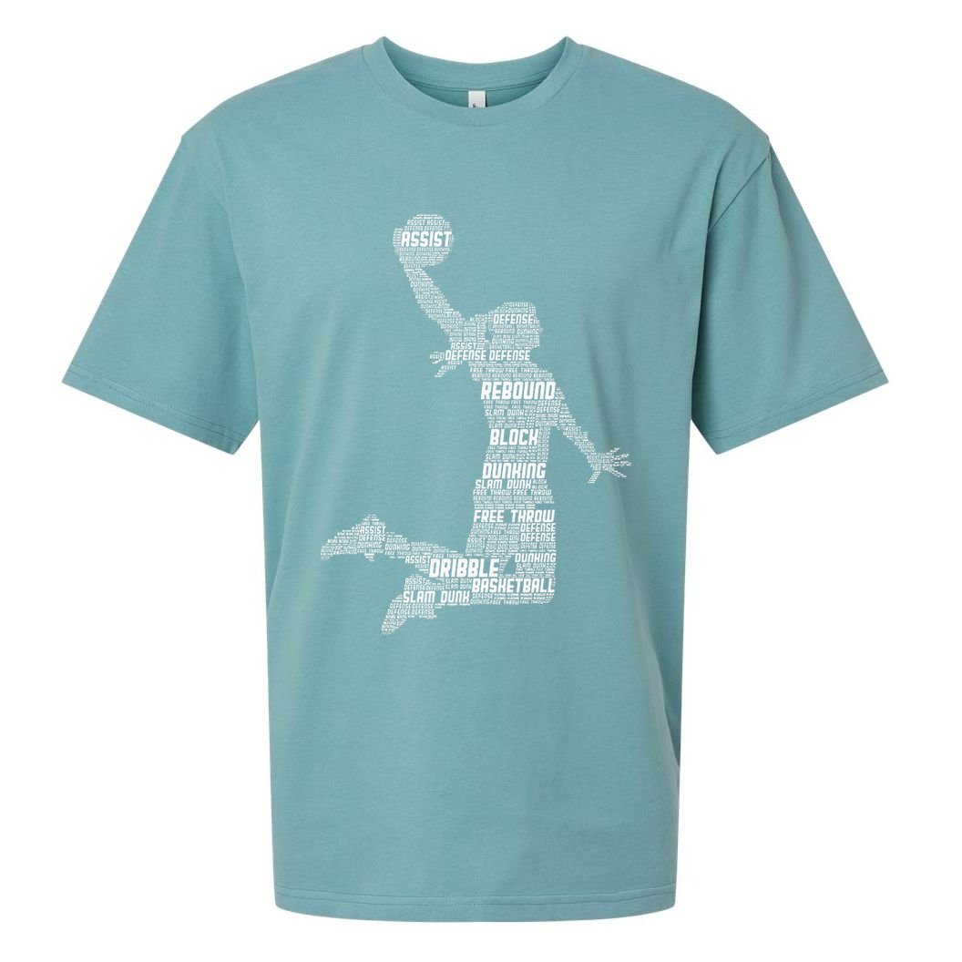 Basketball Girl Sueded Cloud Jersey T-Shirt