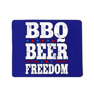 Barbecue Grill Bbq Beer Freedom Gift Mousepad