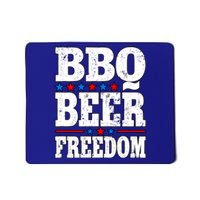 Barbecue Grill Bbq Beer Freedom Gift Mousepad