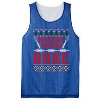 Bakers Gonna Bake Cookie Baking Ugly Christmas Sweater Great Gift Mesh Reversible Basketball Jersey Tank