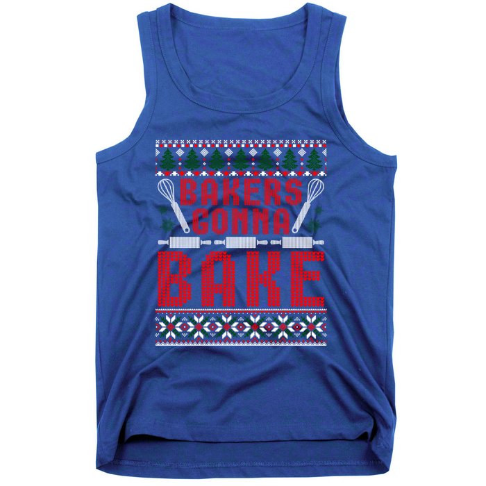 Bakers Gonna Bake Cookie Baking Ugly Christmas Sweater Great Gift Tank Top