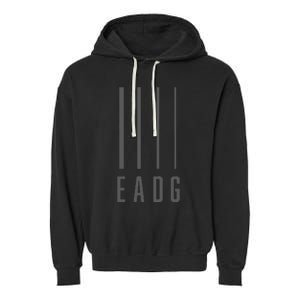 Bass Guitarist Bass Player Gift Eadg 4 String Garment-Dyed Fleece Hoodie