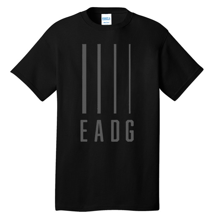 Bass Guitarist Bass Player Gift Eadg 4 String Tall T-Shirt